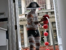Zane Saunders 'Time Walk' - Live Performance & Group Exhibition, Location One residency New York