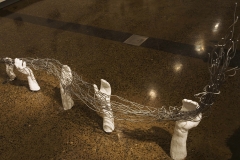 2006 Performance/exhibit 'Lone Guinea Fowl’ KickArts Gallery, Cairns