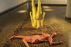 2006 Performance/exhibit 'Lone Guinea Fowl’ KickArts Gallery, Cairns