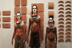 2006 Performance/exhibit 'Lone Guinea Fowl’ KickArts Gallery, Cairns