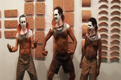 2006 Performance/exhibit 'Lone Guinea Fowl’ KickArts Gallery, Cairns