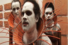 2006 Performance/exhibit 'Lone Guinea Fowl’ KickArts Gallery, Cairns