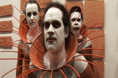 2006 Performance/exhibit 'Lone Guinea Fowl’ KickArts Gallery, Cairns