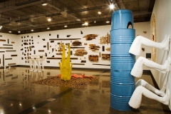 2006 Performance/exhibit 'Lone Guinea Fowl’ KickArts Gallery, Cairns