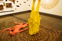 2006 Performance/exhibit 'Lone Guinea Fowl’ KickArts Gallery, Cairns