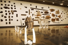 2006 Performance/exhibit 'Lone Guinea Fowl’ KickArts Gallery, Cairns