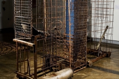 2006 Performance/exhibit 'Lone Guinea Fowl’ KickArts Gallery, Cairns