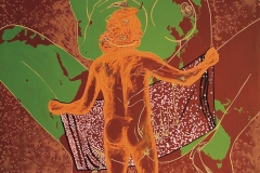 2006 Performance/exhibit 'Lone Guinea Fowl’ KickArts Gallery, Cairns