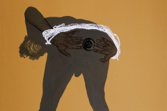 2006 Performance/exhibit 'Lone Guinea Fowl’ KickArts Gallery, Cairns