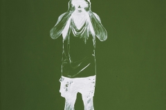 2006 Performance/exhibit 'Lone Guinea Fowl’ KickArts Gallery, Cairns