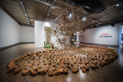 Zane Saunders 'Spirit' - Live Art Performance & Installation, July 2018, Cairns QLD (image by Blueclick Photography)