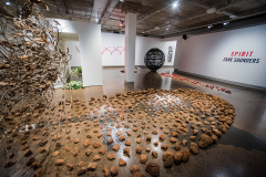 Zane Saunders 'Spirit' - Live Art Performance & Installation, July 2018, Cairns QLD (image by Blueclick Photography)