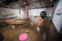 Zane Saunders 'Spirit' - Live Art Performance & Installation, July 2018, Cairns QLD (image by Blueclick Photography)