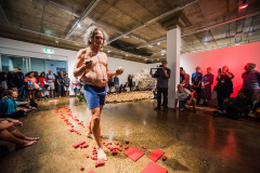 Zane Saunders 'Spirit' - Live Art Performance & Installation, July 2018, Cairns QLD (image by Blueclick Photography)