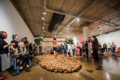 Zane Saunders 'Spirit' - Live Art Performance & Installation, July 2018, Cairns QLD (image by Blueclick Photography)